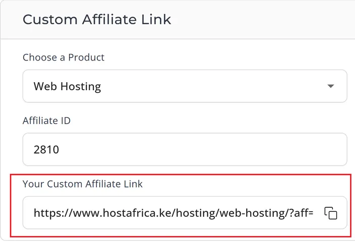 affiliate link