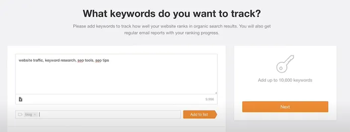 ahrefs keywords form