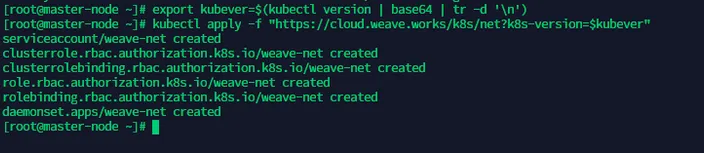 terminal output