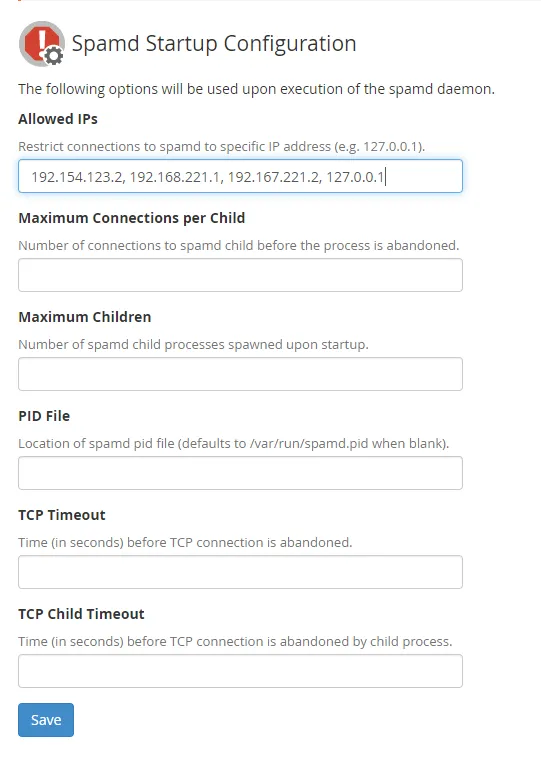 Easily add or remove allowed IPs.