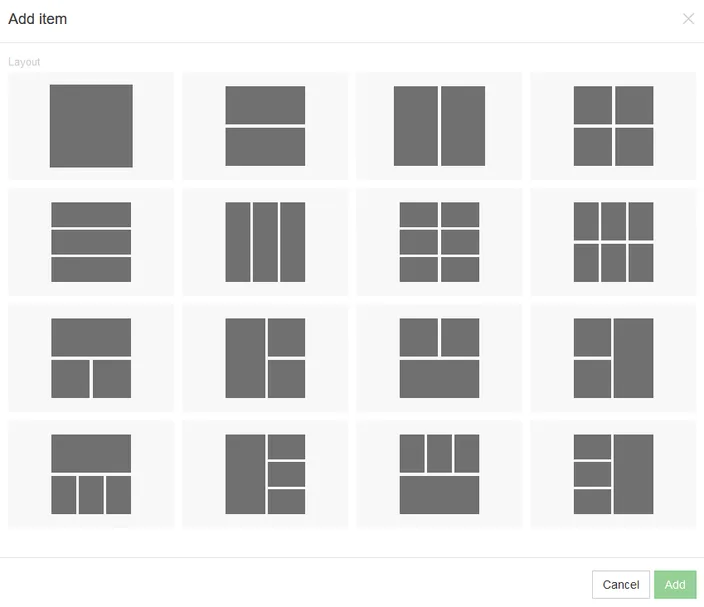 Choosing a specific layout pattern that aligns with the website design