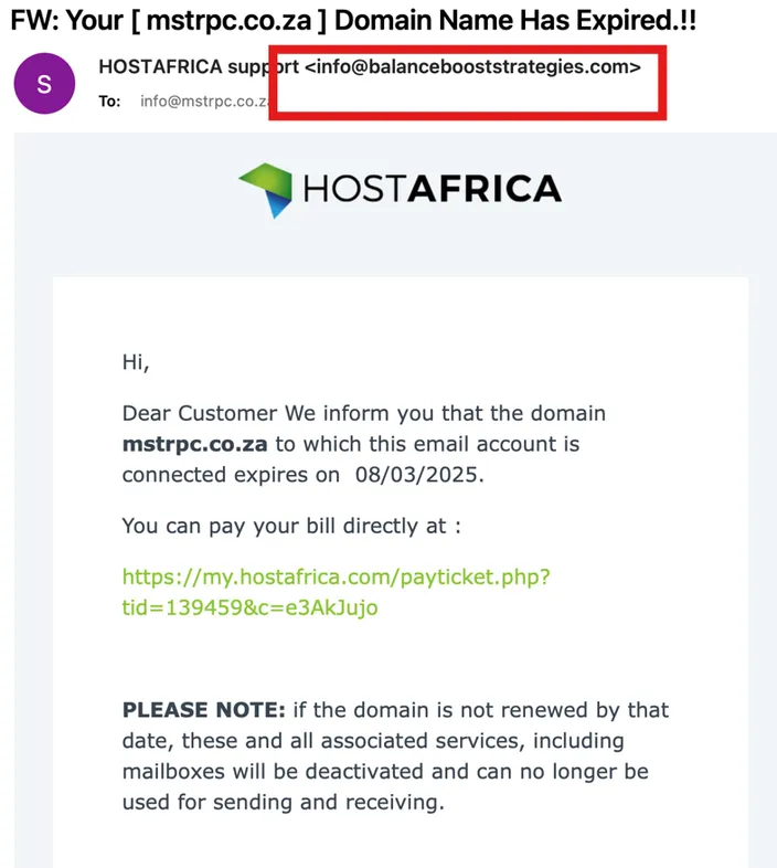 phishing screenshot