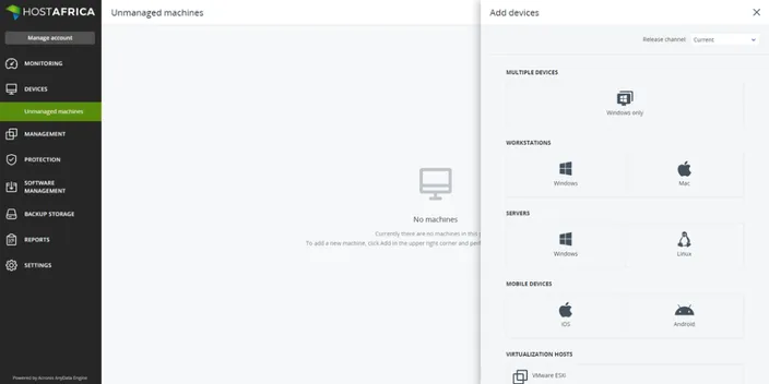 Acronis screenshot