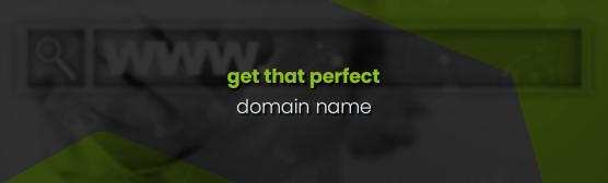 We can help you get that perfect domain name