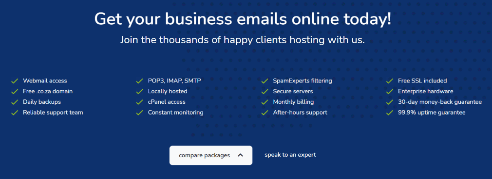 Get your business emails online today!