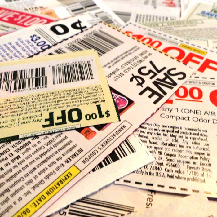 scattering of coupons