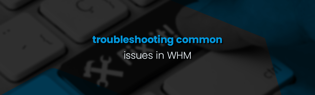 Troubleshooting common issues in WHM