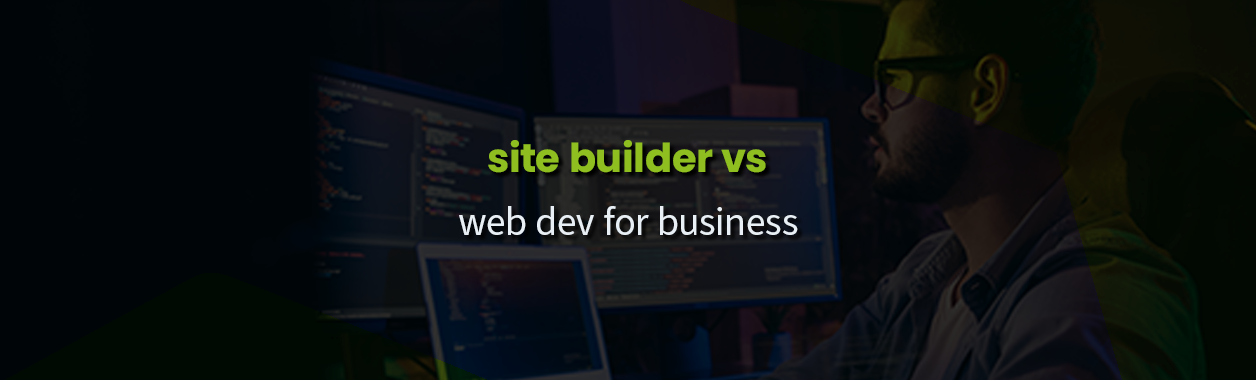 Website Builder vs Web Developer for Business in Kenya Blog Cover
